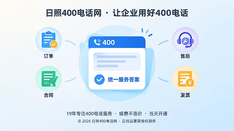 日照企业400电话统一服务答案
